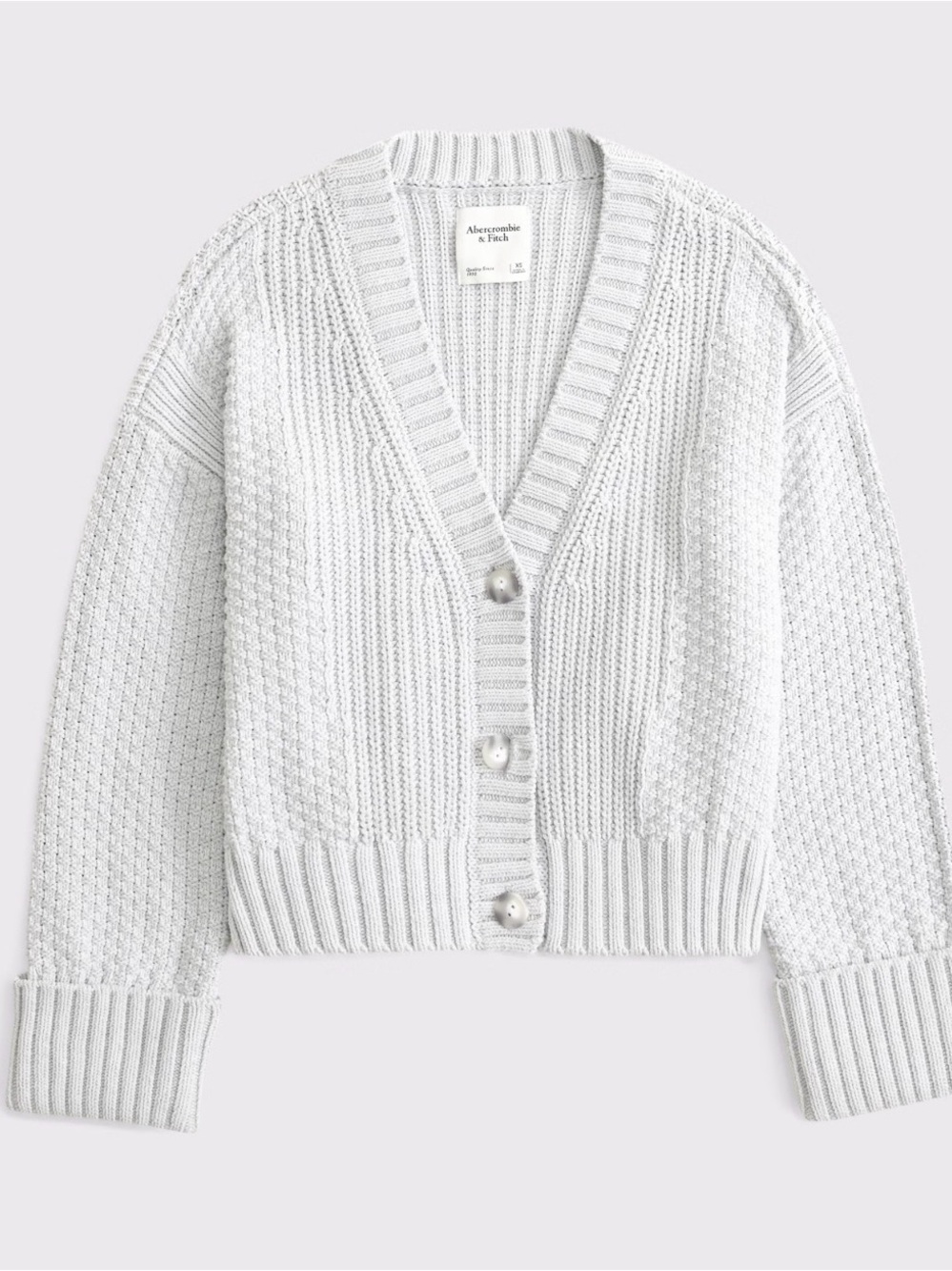 Abercrombie The A&F Cameron Seed Stitch Cardigan
